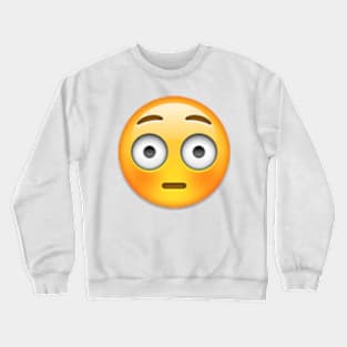 flushed face Crewneck Sweatshirt